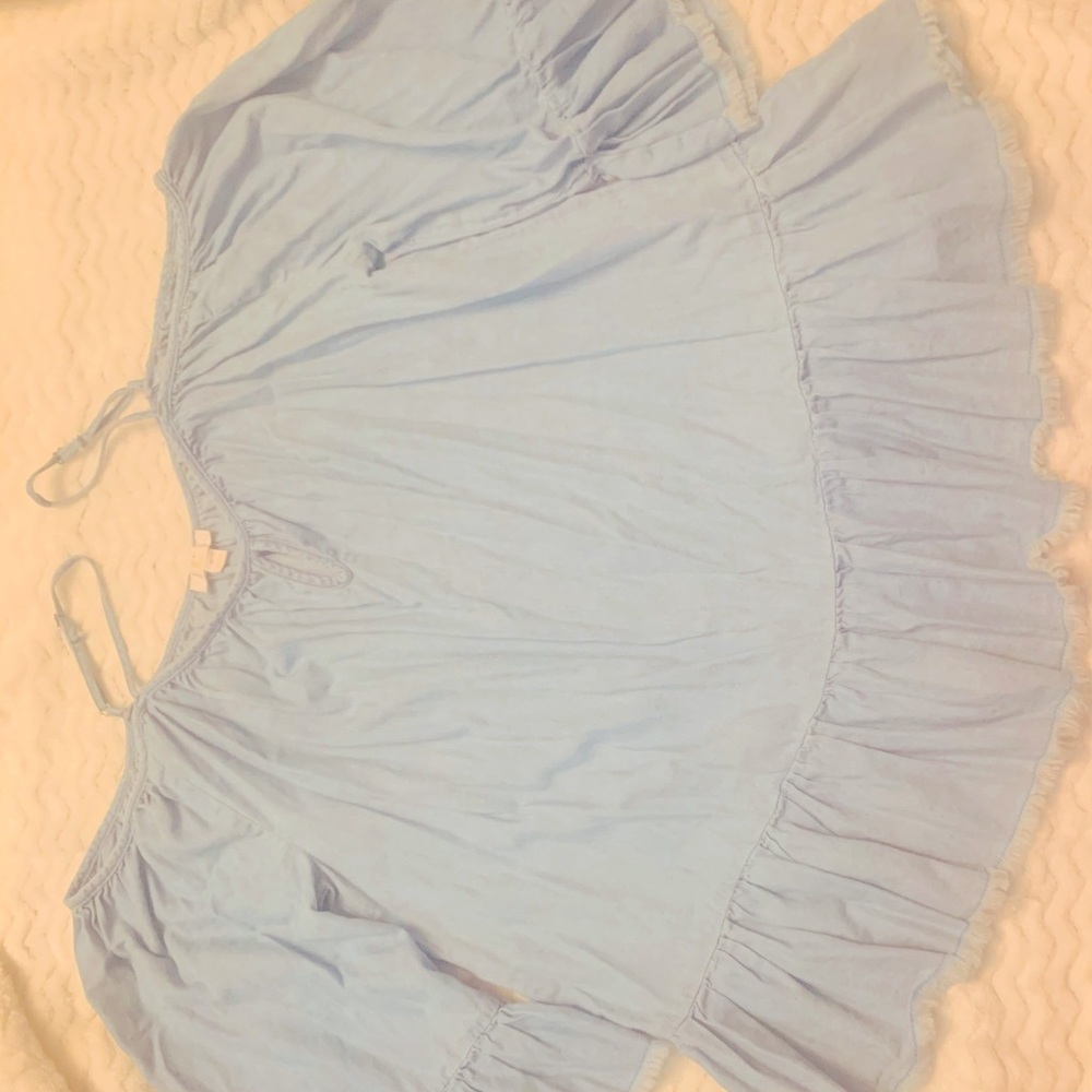 Cold shoulder spaghetti strap top